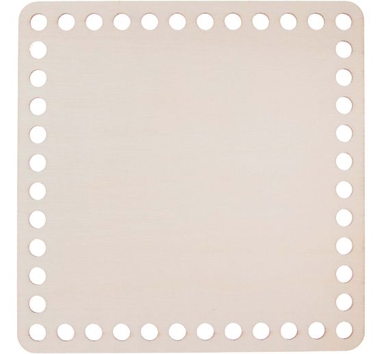 Holzboden für Häkelkorb "Quadrat"