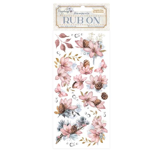Rub On Transferfolie "Dewdrops"