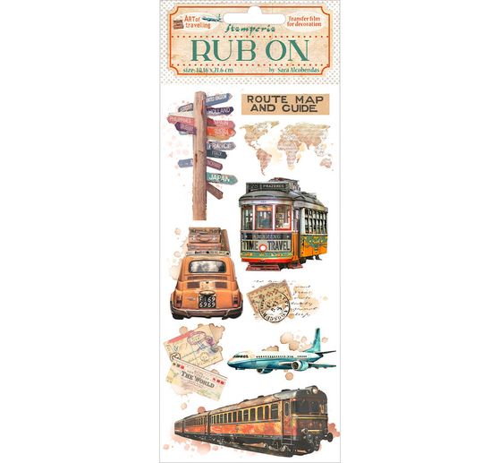 Rub On Transferfolie "Art of Travelling"