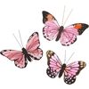 Rico Design "Schmetterling mit Clip" Rosatöne