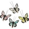 Rico Design "Schmetterling mit Clip" Mix Bunt