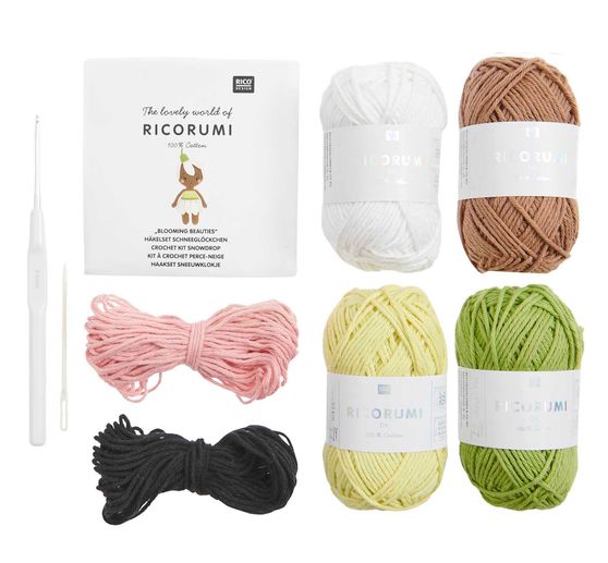 Rico Design Ricorumi Häkelset "Blooming Beauties"
