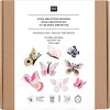 Rico Design Stick & Stitch Packung Schmetterlinge
