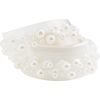 Perlen-Tape Offwhite