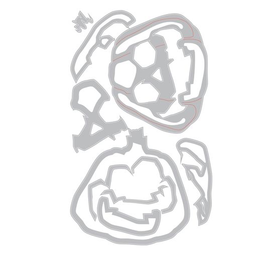 Sizzix Thinlits Punching template by Tim Holtz