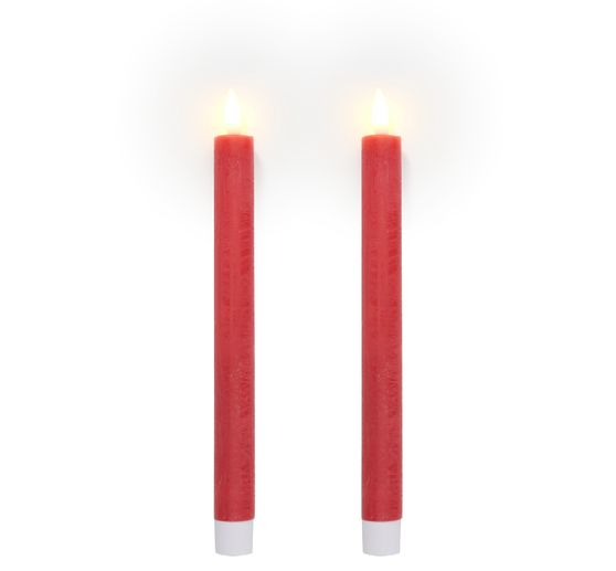 LED-Echtwachskerze mit Timer 6/18 Std.