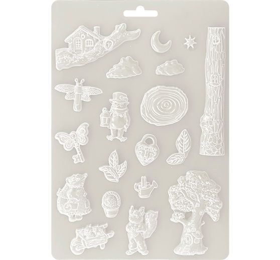 Soft modelling mould "Hidden Grove - Wild Spirit"