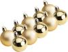 Plastic Christmas balls, 10 pieces, Ø 4.4 cm