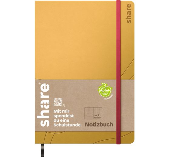 share Notebook A5, dot chequered