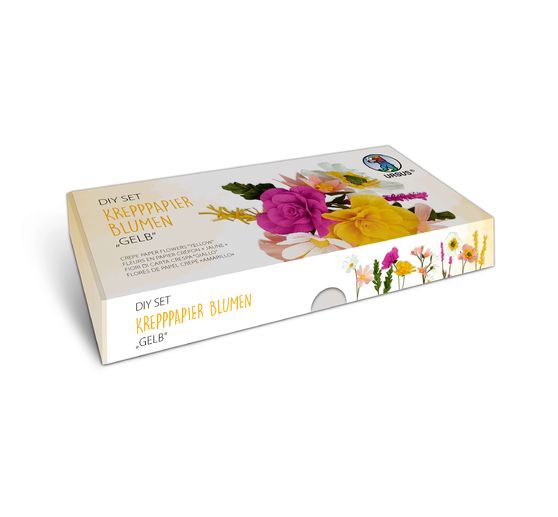 Krepppapier-Blumen-Set
