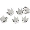 Metal bead crown Silver