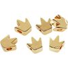 Metal bead crown Gold