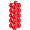 Christmas balls made of glass, Ø 6cm Red