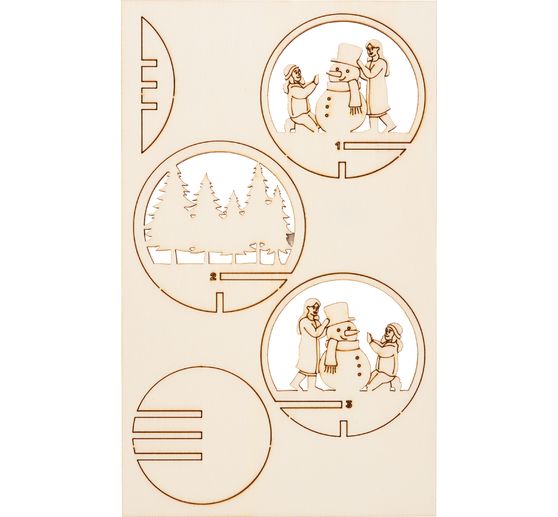 VBS Wooden building kit for acrylic ball