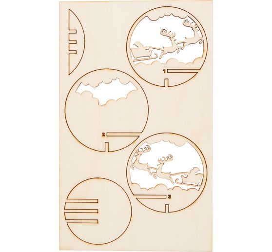 VBS Wooden building kit for acrylic ball