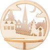 VBS Holz-Steckmotiv für Acrylkugel Stadt