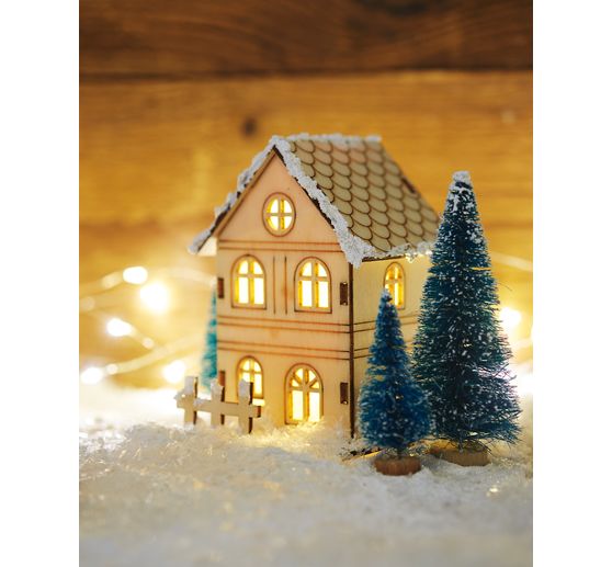 VBS Wooden building kit "Church" incl. LED
