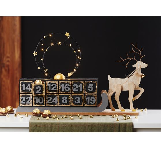 VBS Advent calendar "Reindeer with a sleigh"