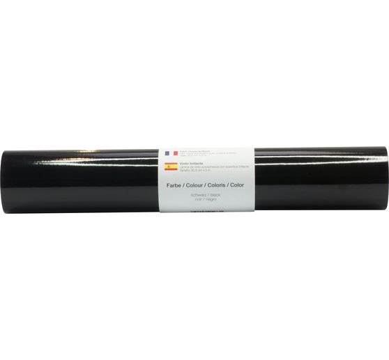 Self-adhesive vinyl film glossy