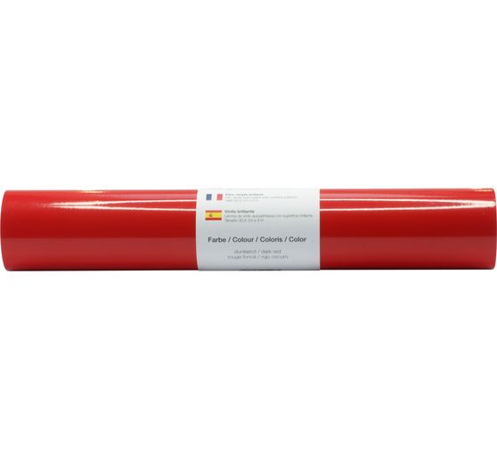 Self-adhesive vinyl film glossy