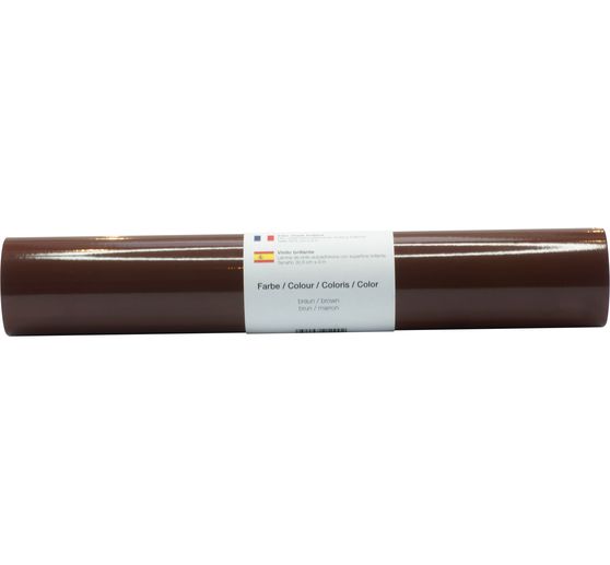 Self-adhesive vinyl film glossy