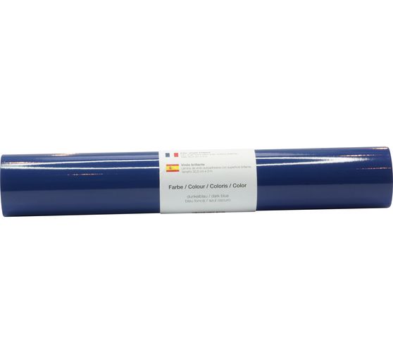 Self-adhesive vinyl film glossy