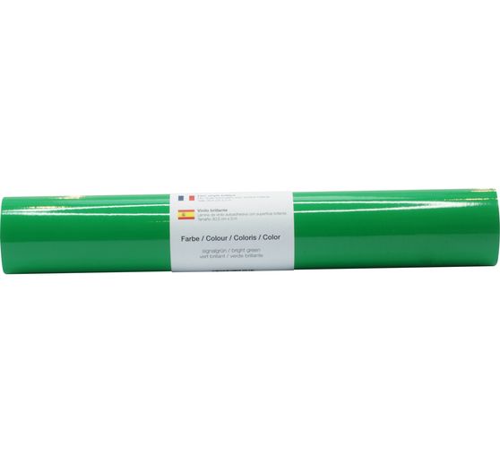 Self-adhesive vinyl film glossy