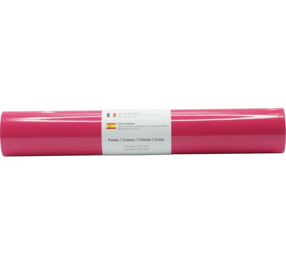 Self-adhesive vinyl film glossy