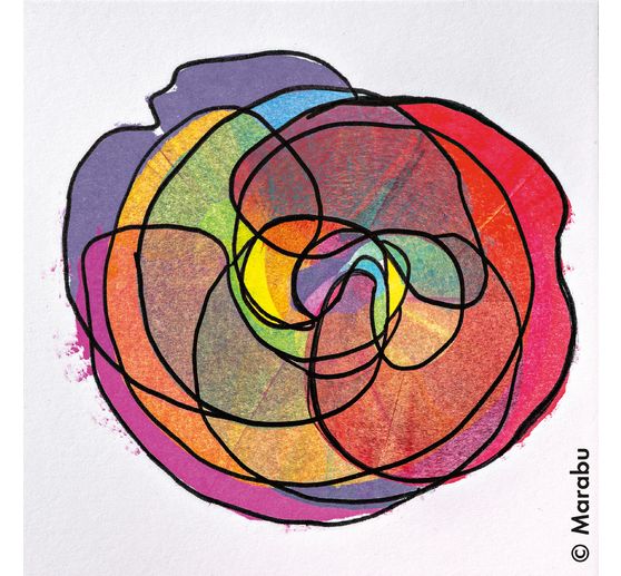 Marabu Acryl Color Squeegee Art Set