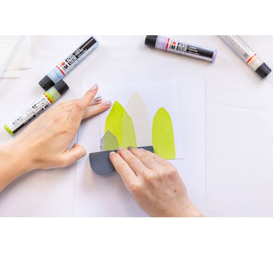 Marabu Acryl Color Squeegee Art Set