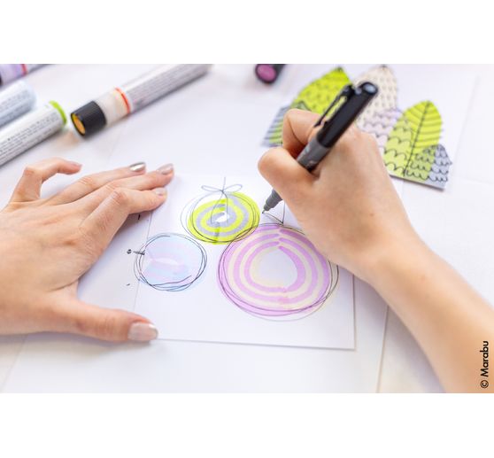 Marabu Acryl Color Squeegee Art Set