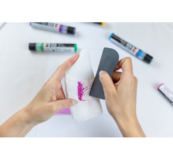 Marabu Acryl Color Squeegee Art Set