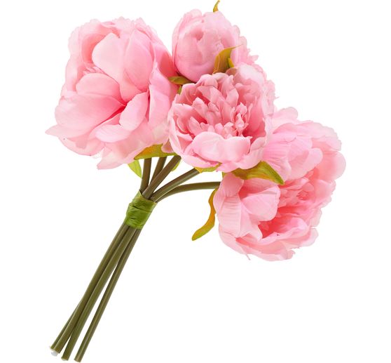 Peony bunch with 5 flowers