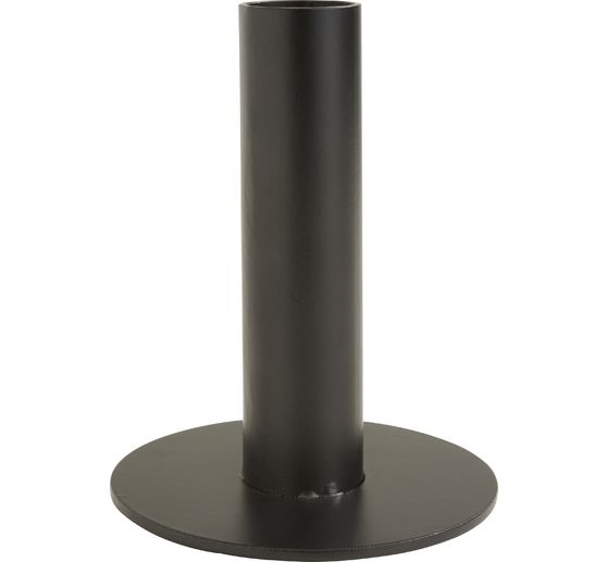 Metall-Stabkerzenhalter, schwarz