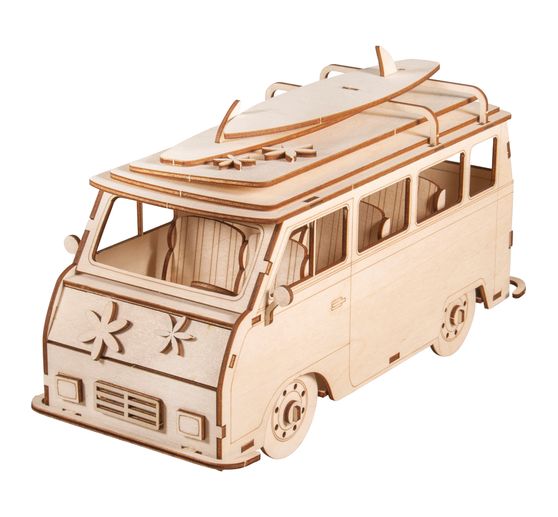 Wood building kit "Camper van"