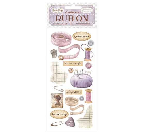 Rub On Transferfolie "Quiet Days"