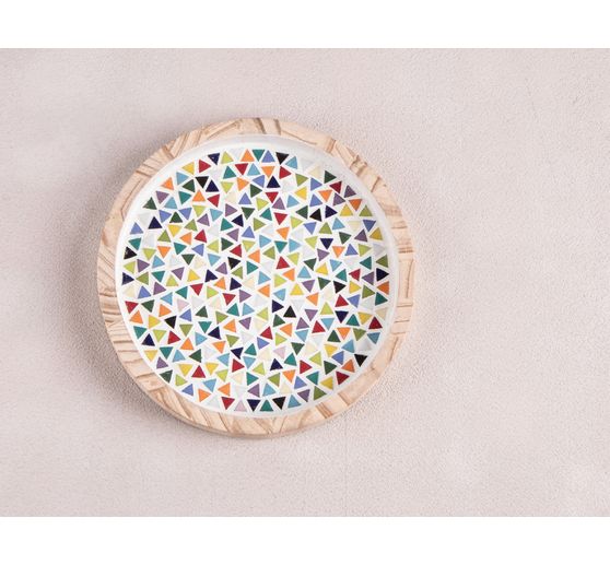 Holztablett-Schale "Rund"