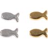 Metal beads Fish