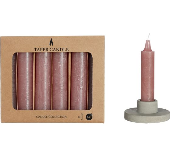 Pointed candles, set of 6