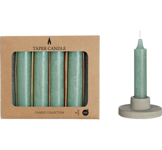 Pointed candles, set of 6