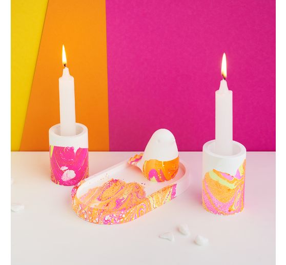 KREUL Magic Marble Set "Love Neon"