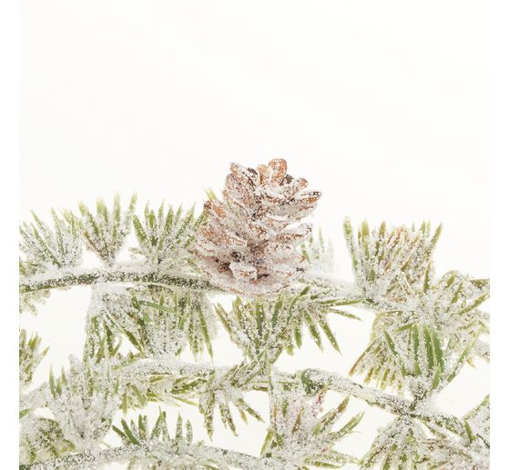 Pine garland with cones