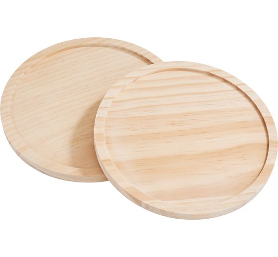 VBS Holz-Untersetzer, 2 St&uuml;ck