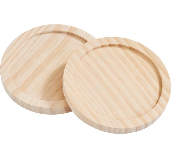 VBS Holz-Untersetzer, 2 St&uuml;ck
