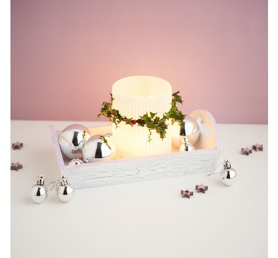 Christmas balls made of plastic, 24 pieces