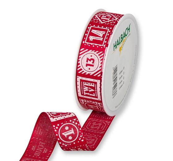 Band Adventskalenderzahlen 1-24