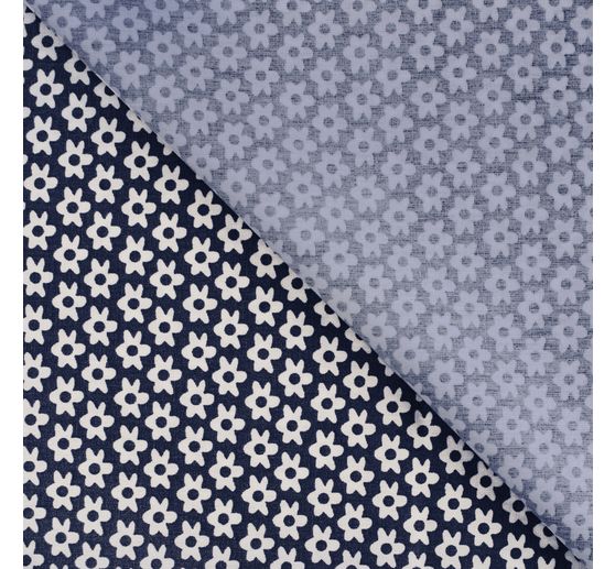 Baumwoll-Stoff Popeline "Daisy"