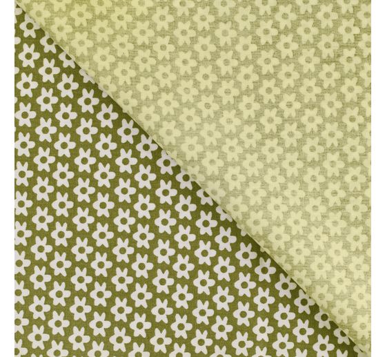 Baumwoll-Stoff Popeline "Daisy"