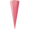 School cone blank "Glitter" Light Pink