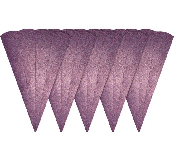 School cone blank "Glitter", 5 pieces